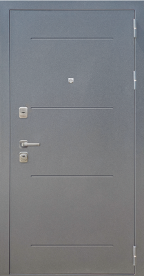 Входная дверь металлическая-6 букле графит/ривьера айс Двери арт 860 (960)х2050