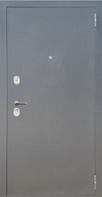 Входная дверь металлическая-30 букле графит/сандал белый Двери арт 860(960)х2050