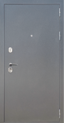Входная дверь металлическая-4 букле графит/дуб санома светлый Двери арт 860(960)х2050