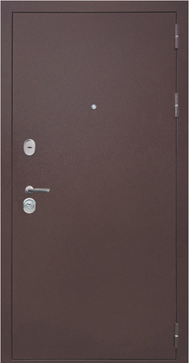 Входная дверь металлическая-27 антик медь/венге светлый Двери арт 860(960)х2050